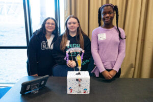 Photos from the PACE Student Exhibition at Worcester State University on February 5, 2025.